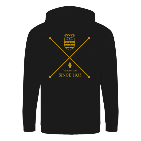 Veste zippée noir SUGER
