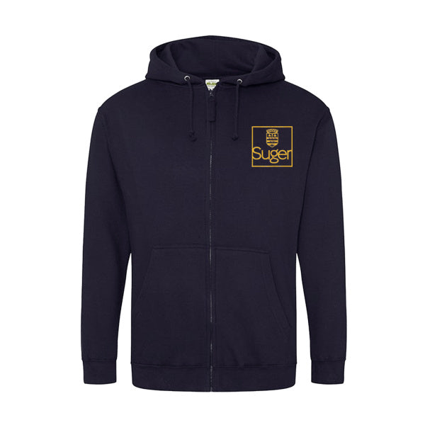 Veste zippée bleu marine SUGER